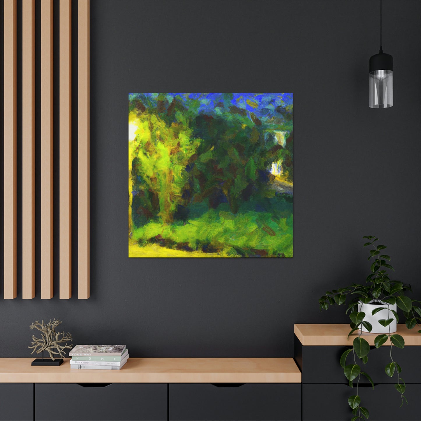 "Sunshine Through Verdure" - Canvas