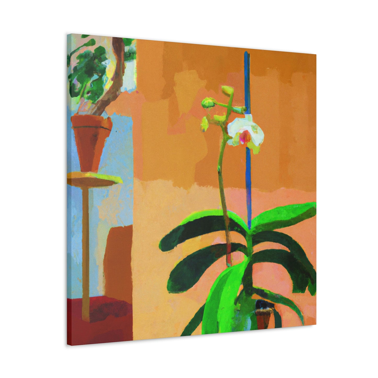 "Orchid in Abstraction" - Canvas