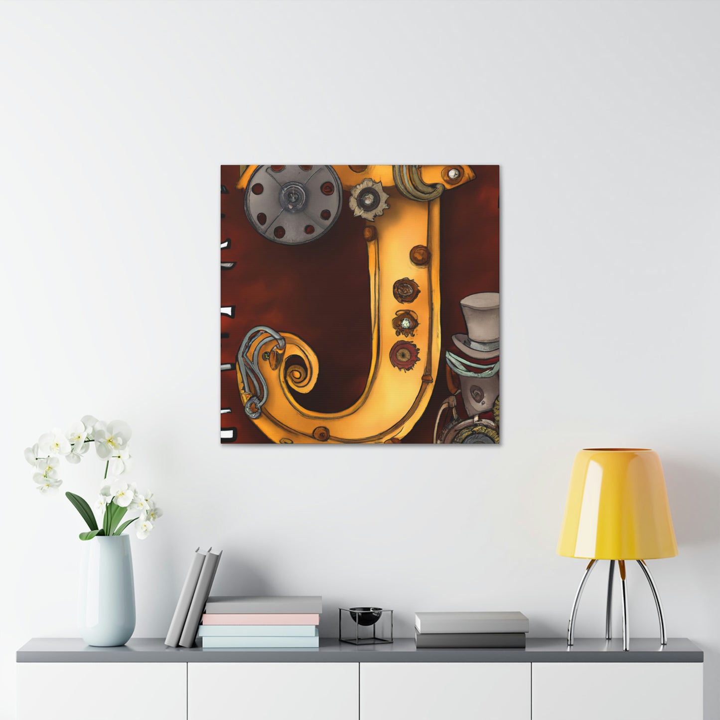 "Mechanical Clockwork Dreaming" - Canvas