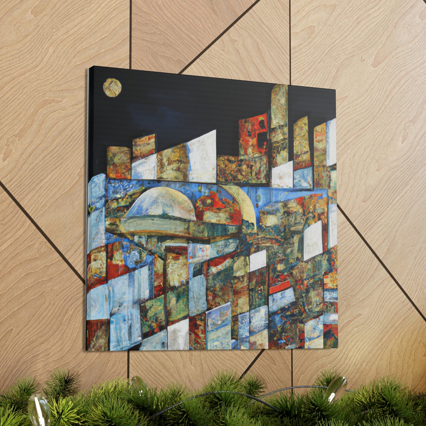 "Urban Reflection mosaic" - Canvas