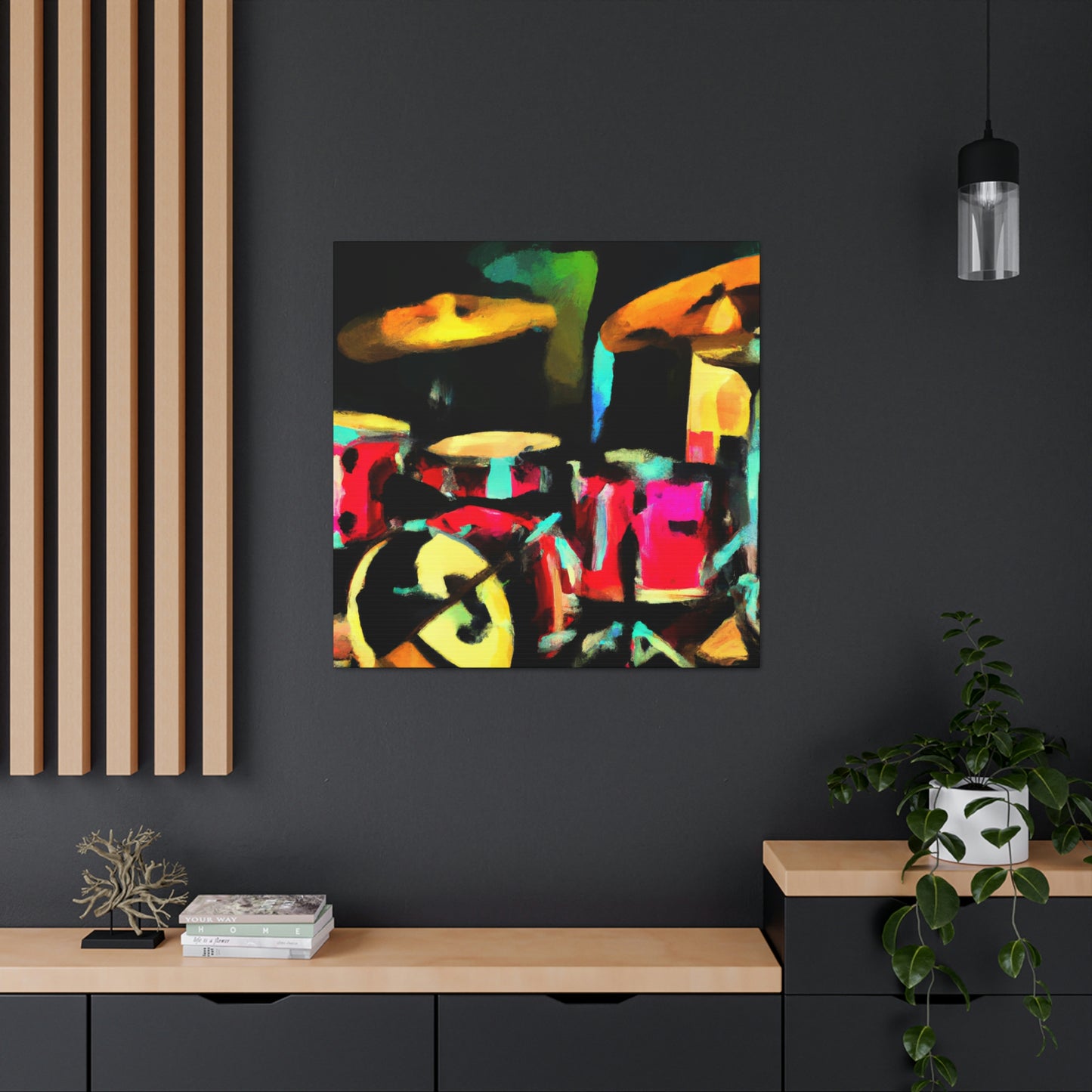 Drums of Abstracted Reality - Canvas