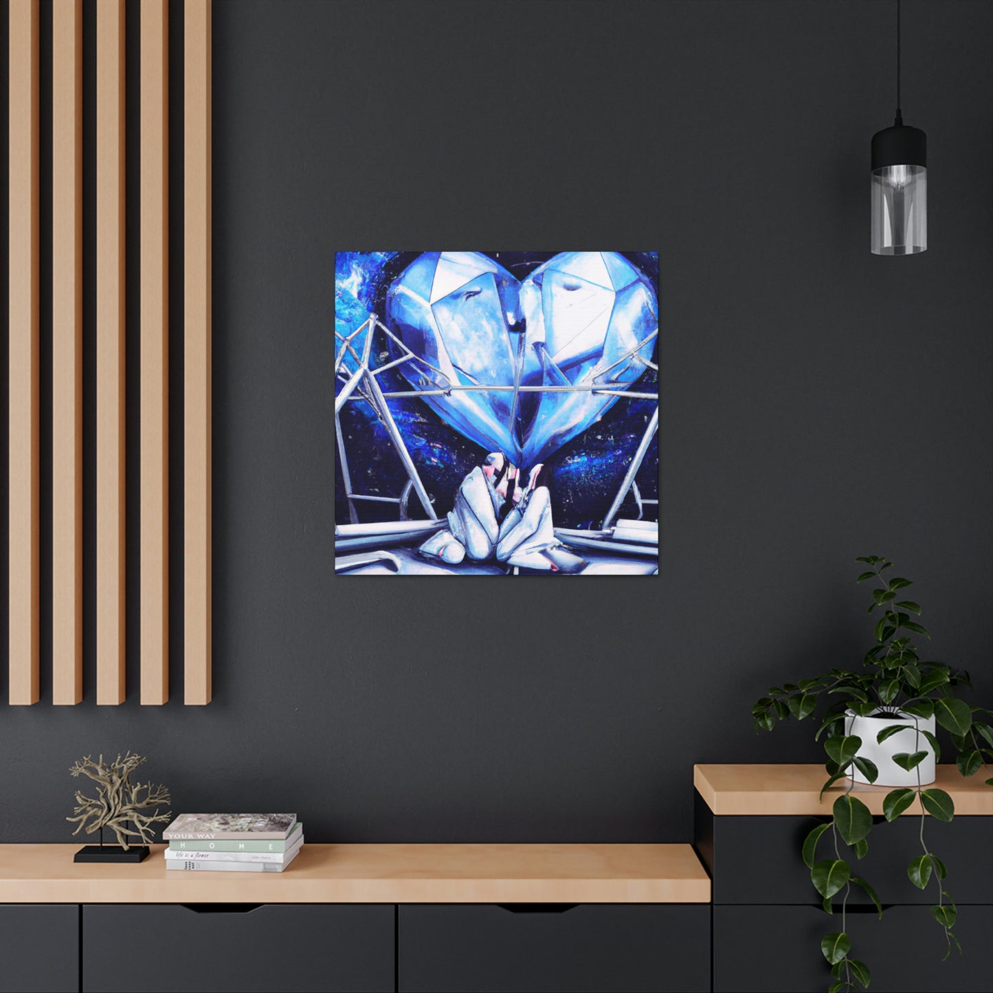 Love’s Celestial Map. - Canvas