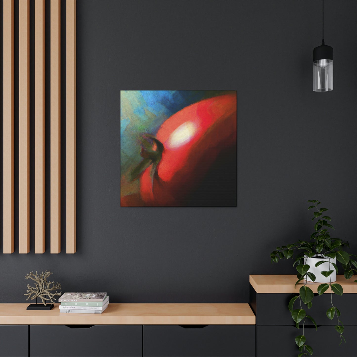 "Tomato in Art Deco". - Canvas