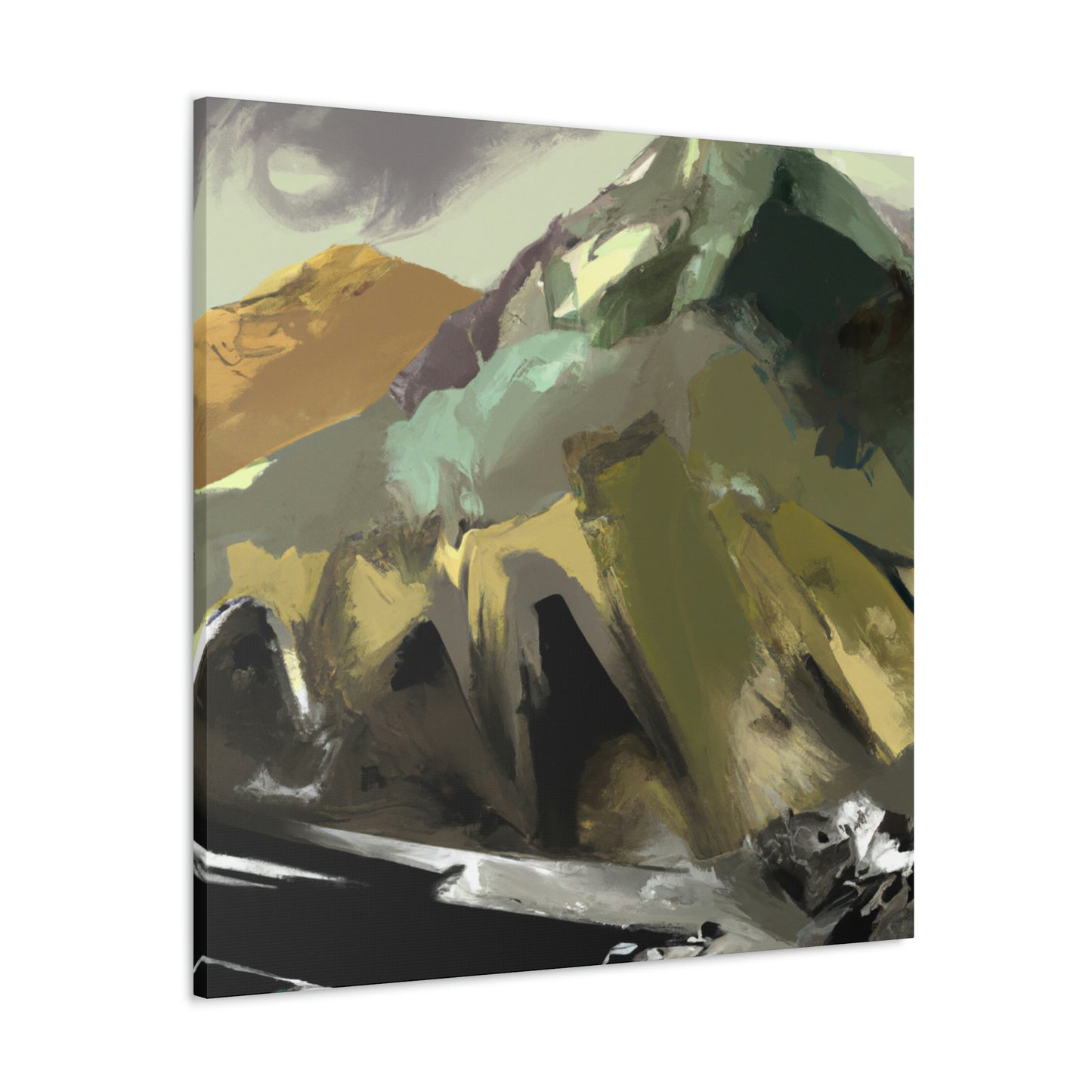 "Mountain Serenity Vision" - Canvas