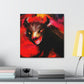 "Tasmanian Devil Emerges" - Canvas