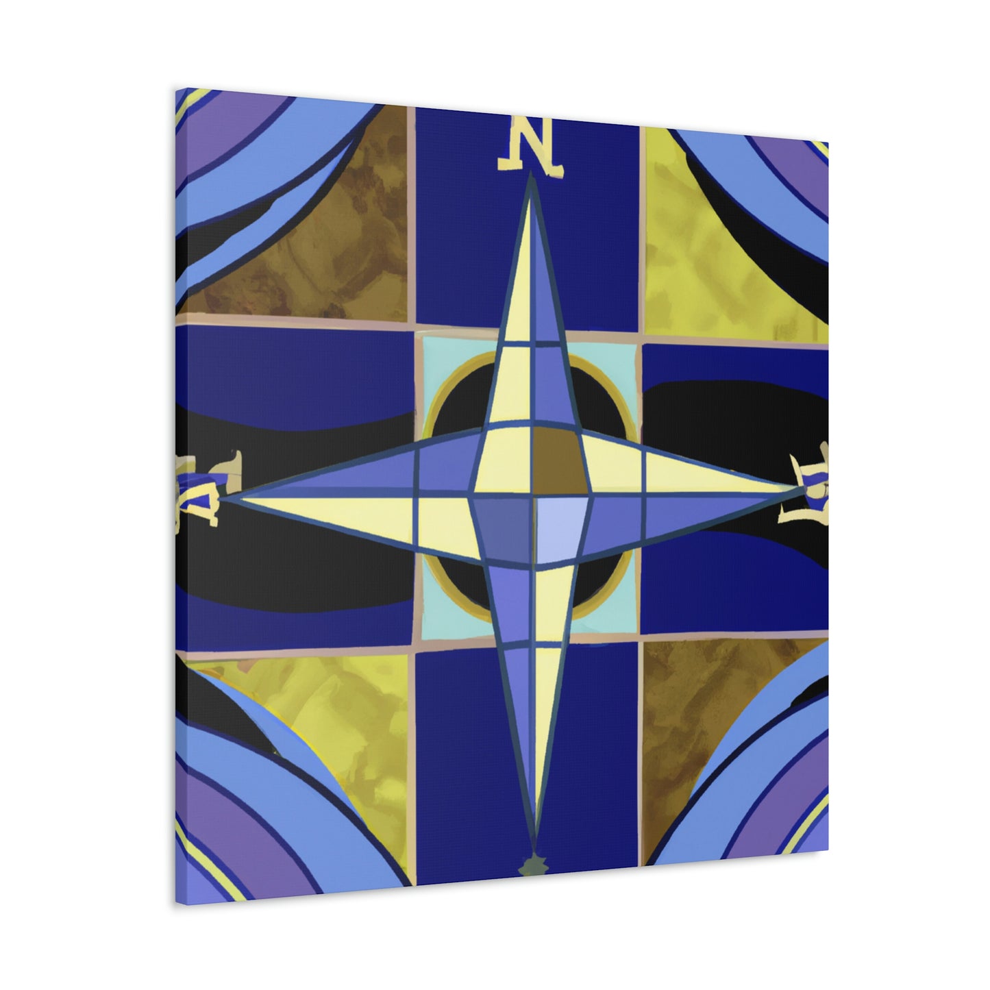 "Compass of Glamour" - Canvas