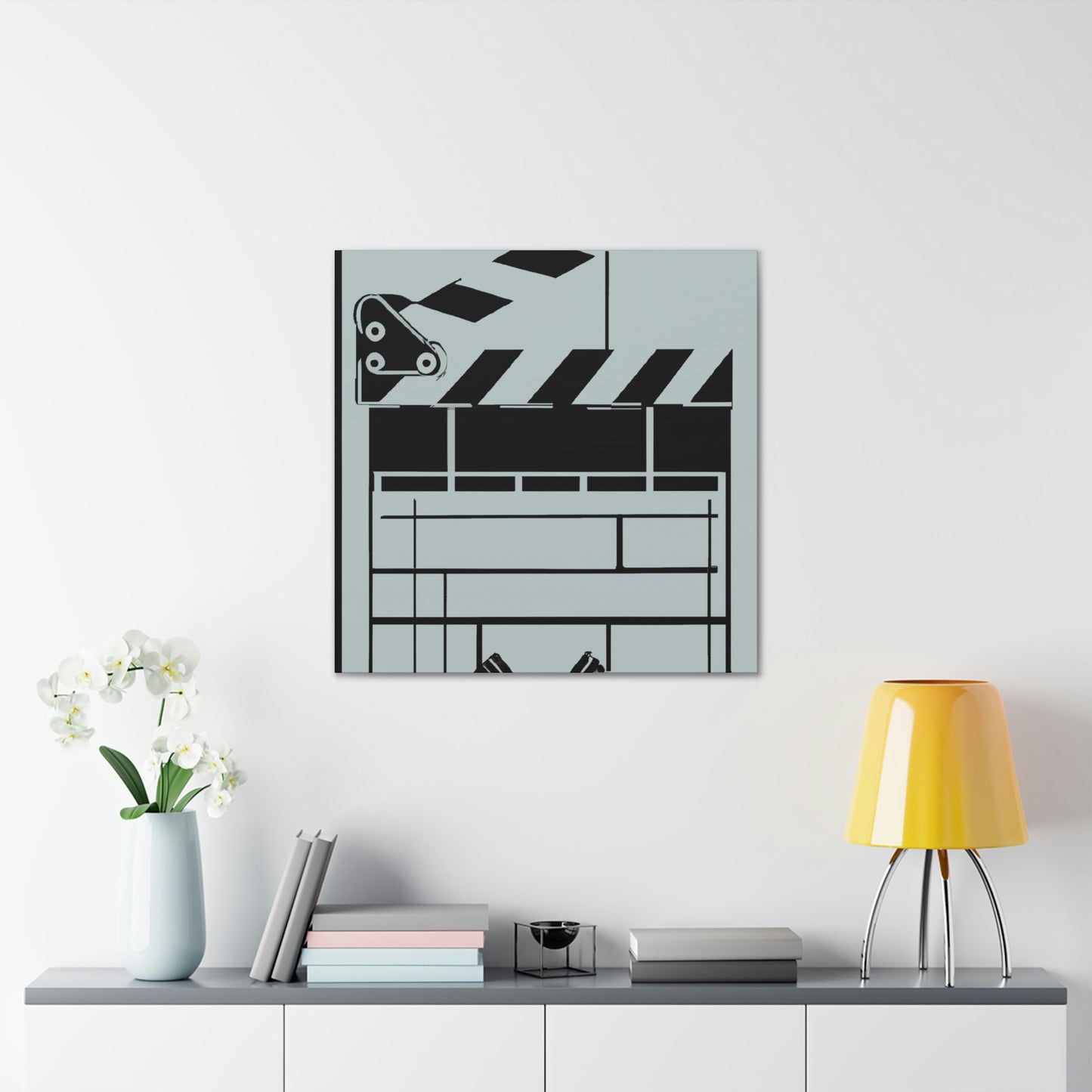 "Illuminated Art Deco Glimpse" - Canvas