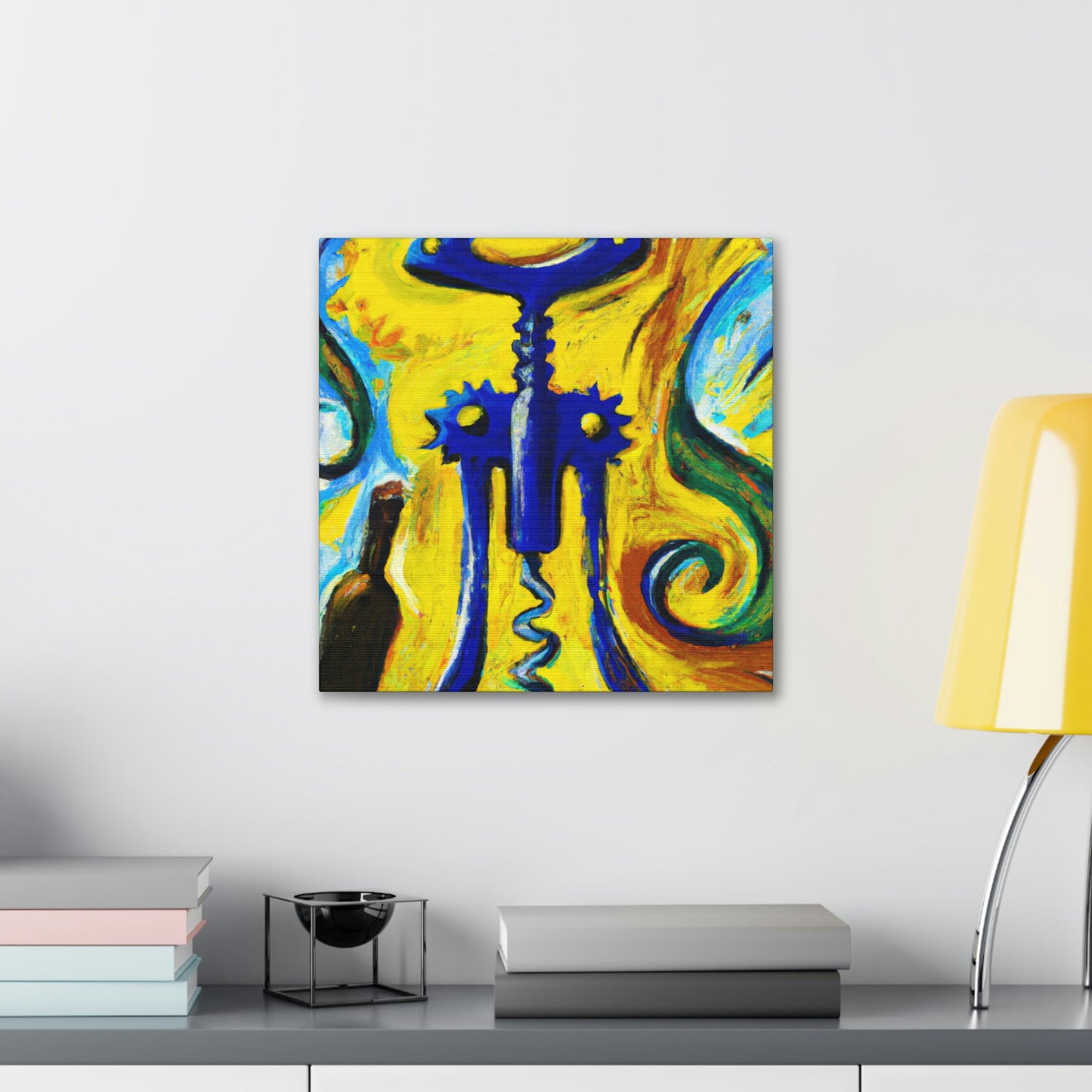 "The Corkscrew's Winding Dance" - Canvas