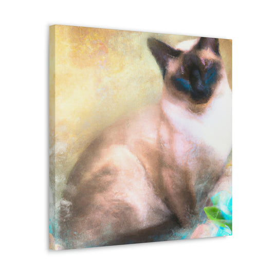 Siamese Royal Pairing. - Canvas