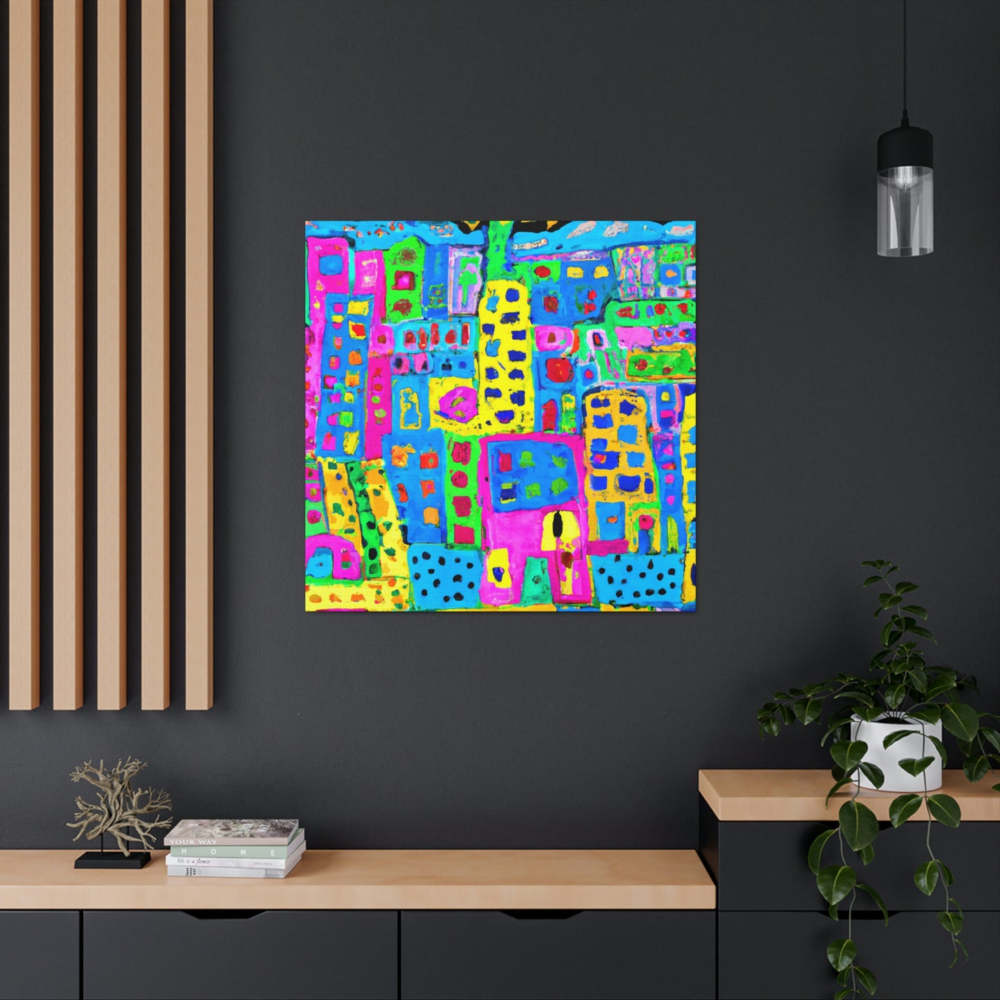 "Urban Modern Metropolis" - Canvas