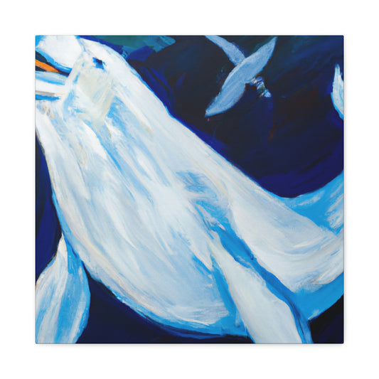 Beluga Whale Symphony - Canvas