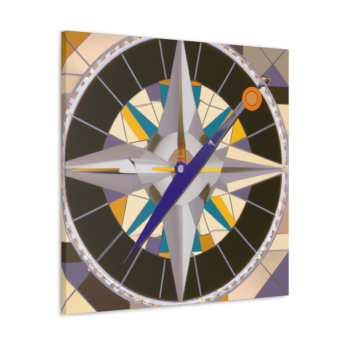 "Compass of Cosmos Glide" - Canvas