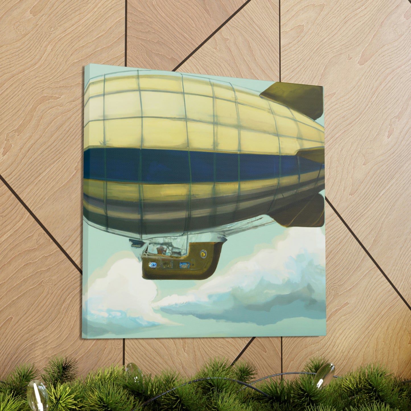 "Blimp in Neoclassicism" - Canvas