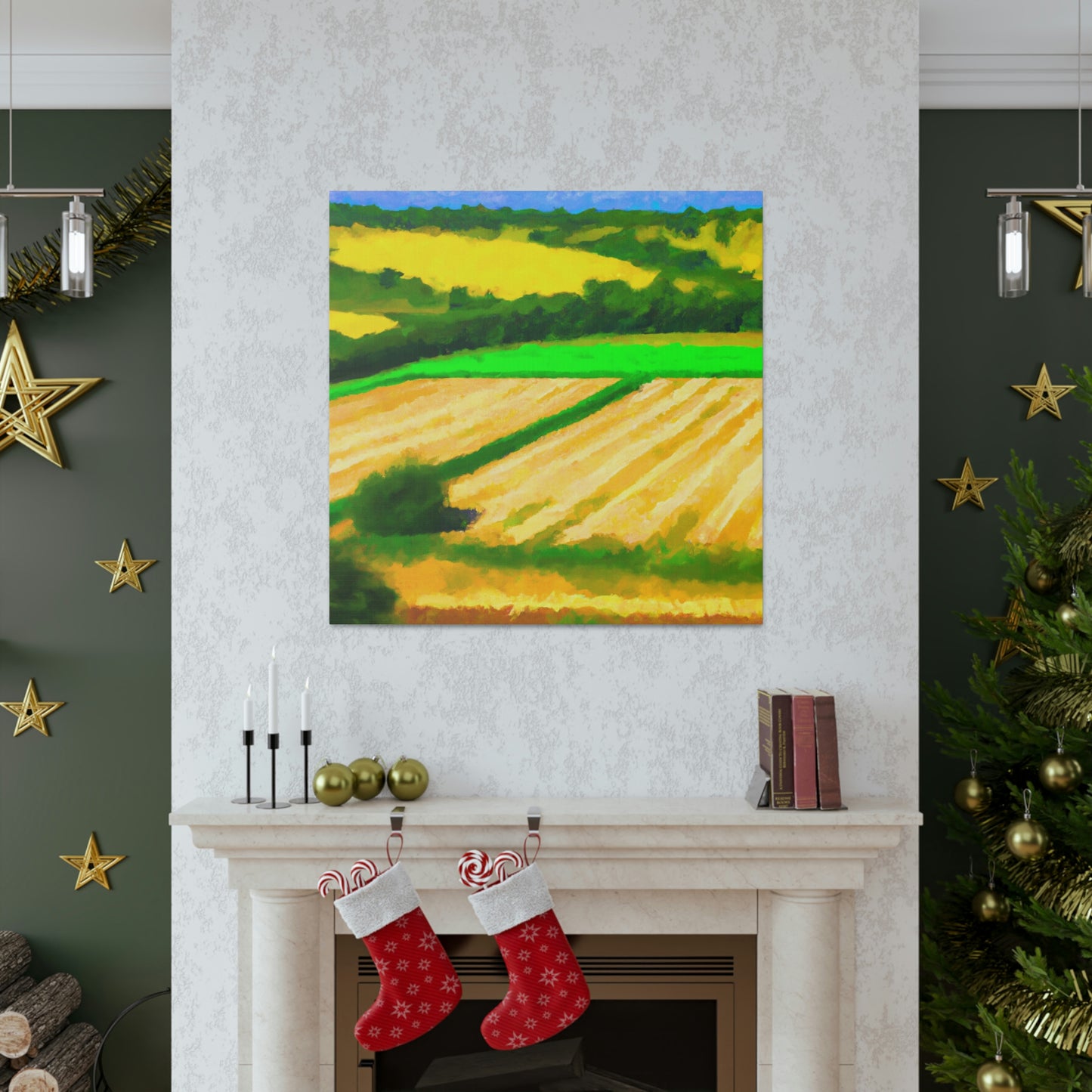 "Harvest of Gold Fields" - Canvas