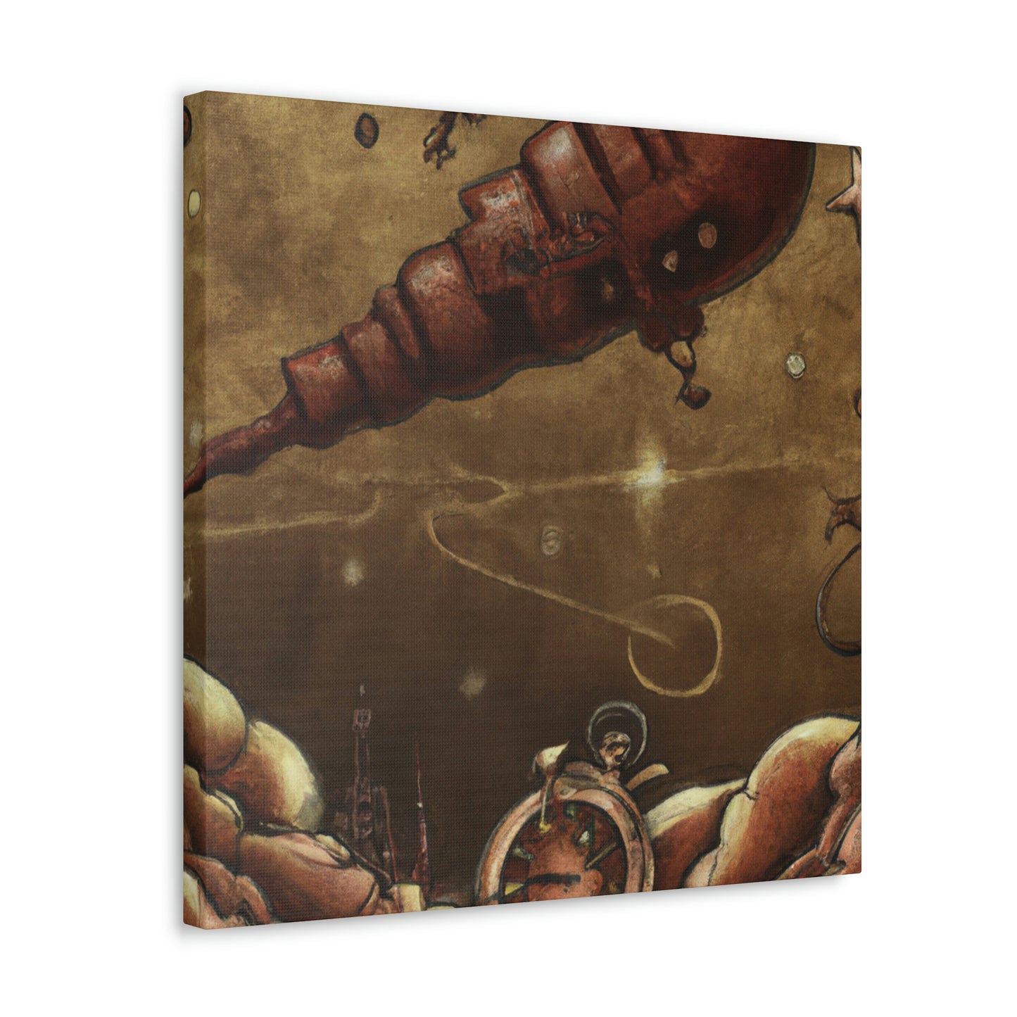 Meteor in Steampunk - Canvas