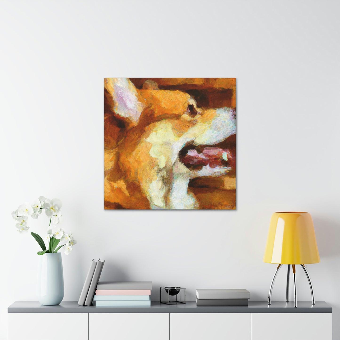 Welsh Corgi Symphony - Canvas