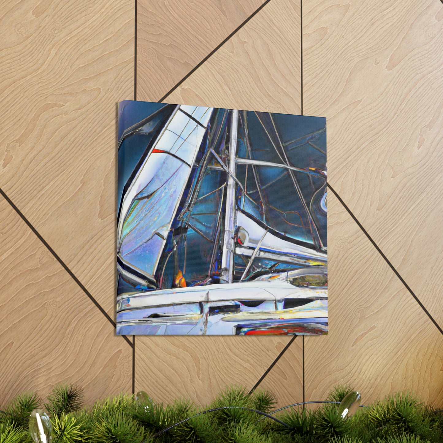 "Yacht on the Horizon" - Canvas