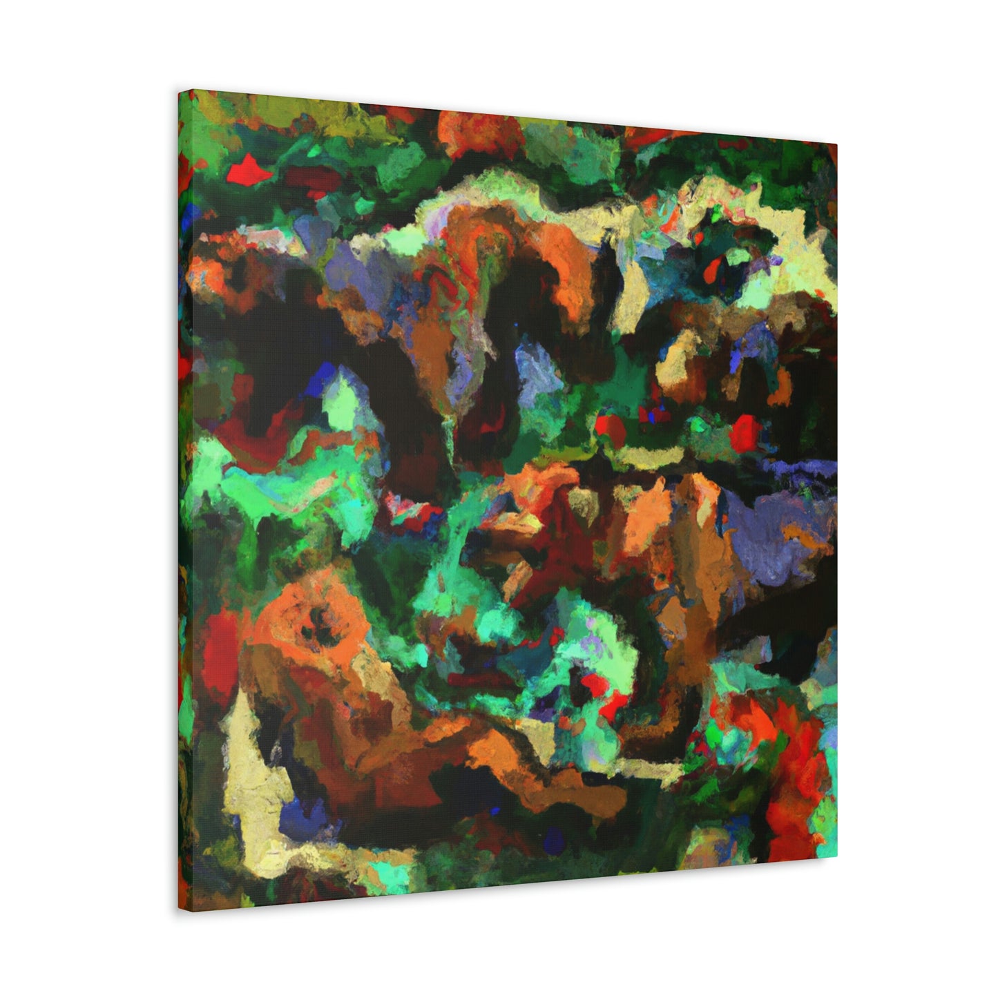 Grizzly Bears Abstraction - Canvas