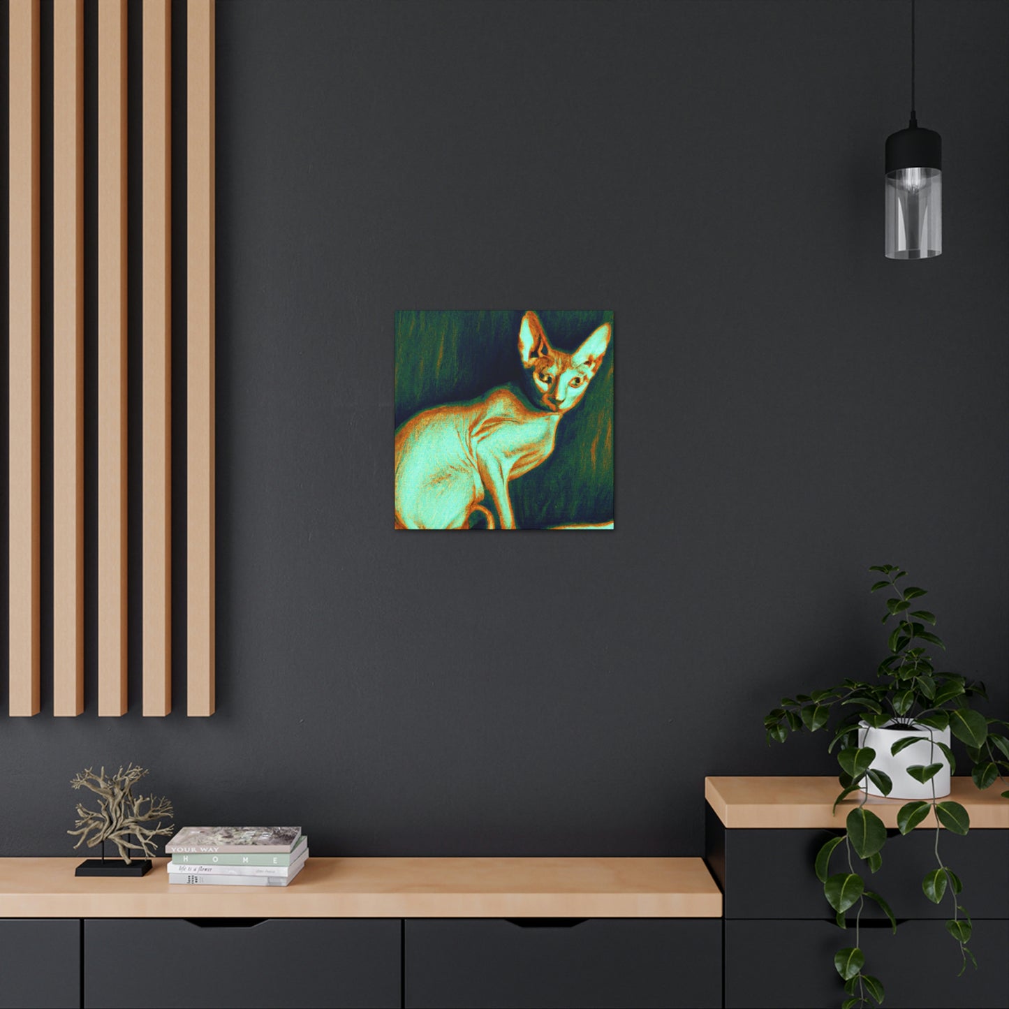 Sphynx in Expressionism - Canvas