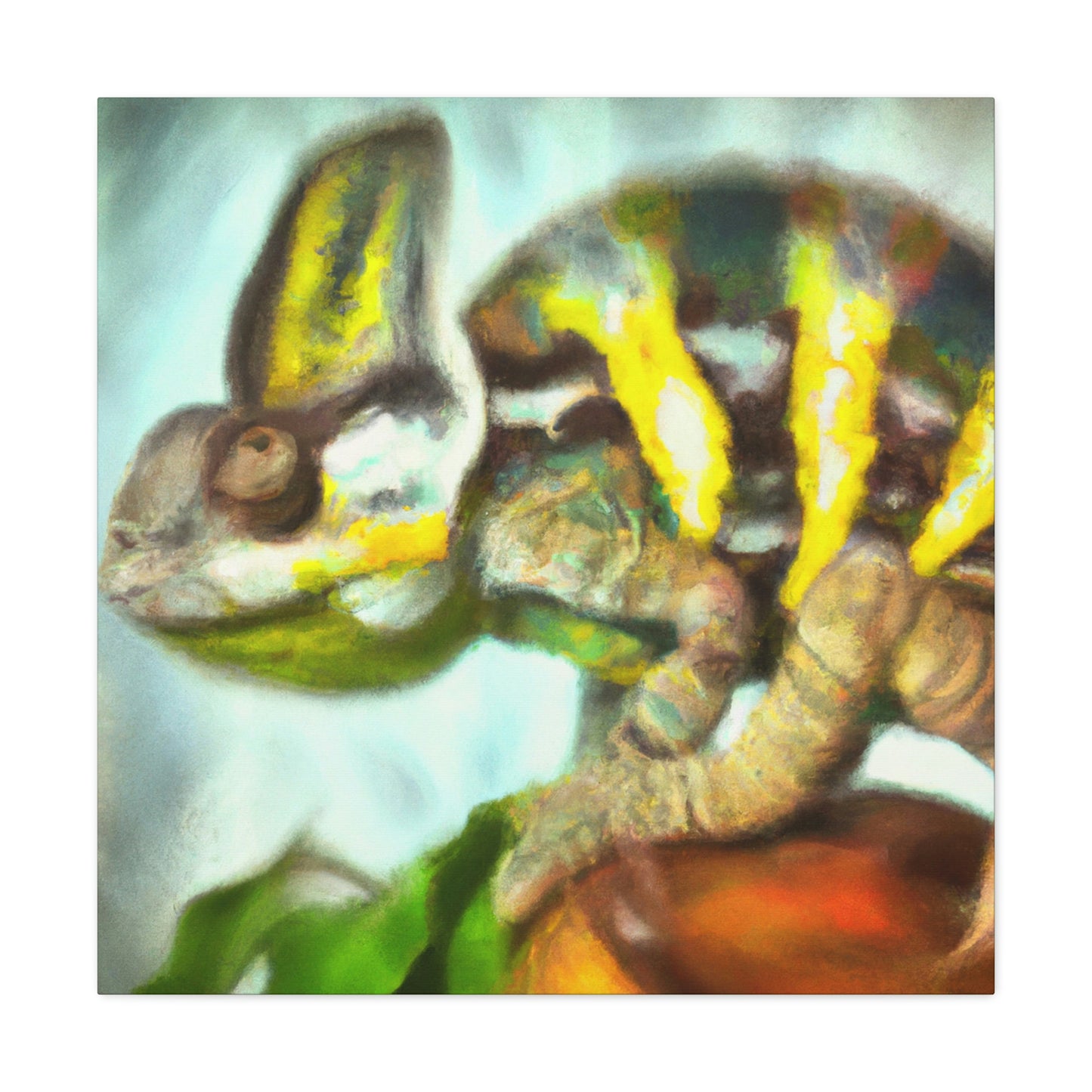 Veiled Chameleon Vision - Canvas