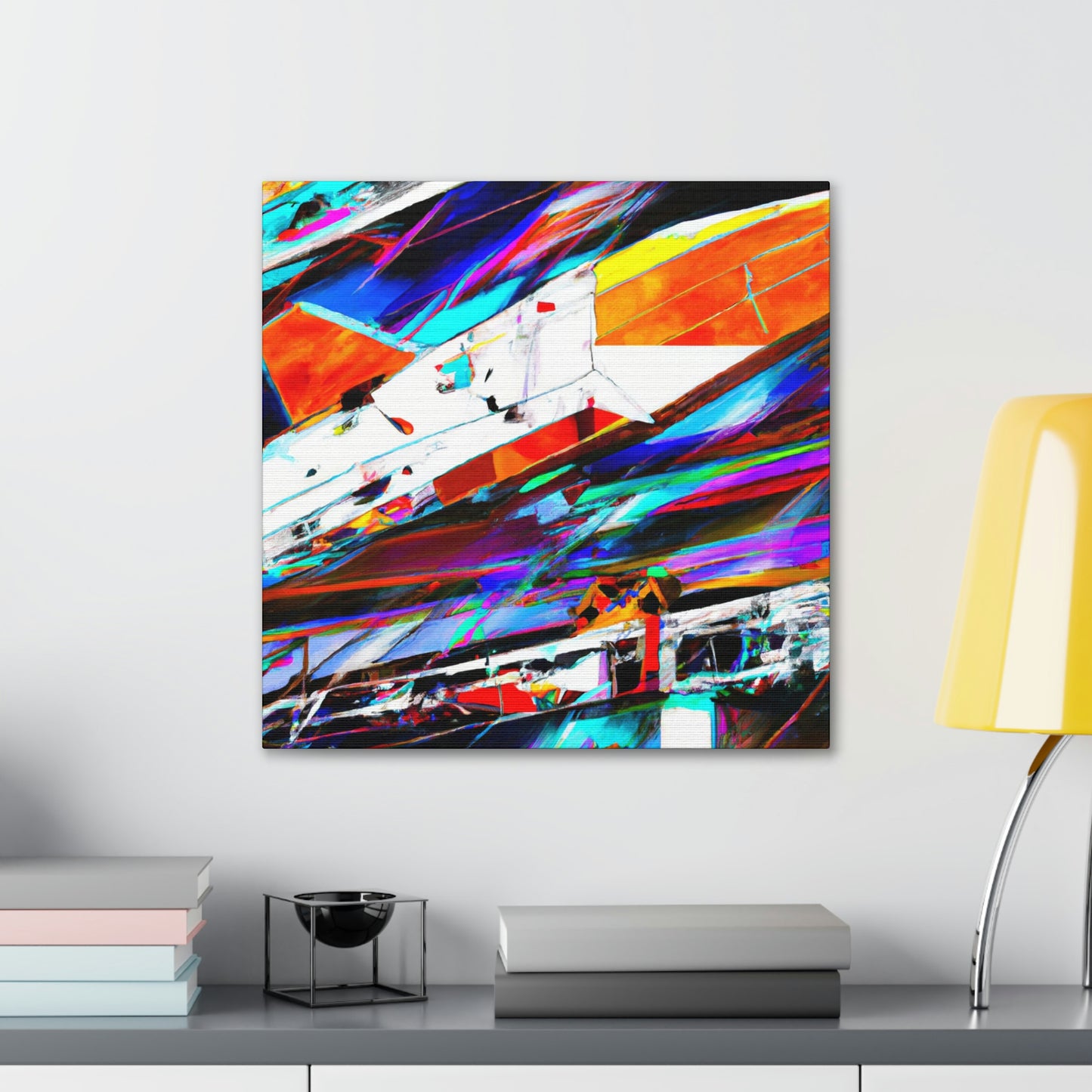 "Space Shuttle Fauvism" - Canvas