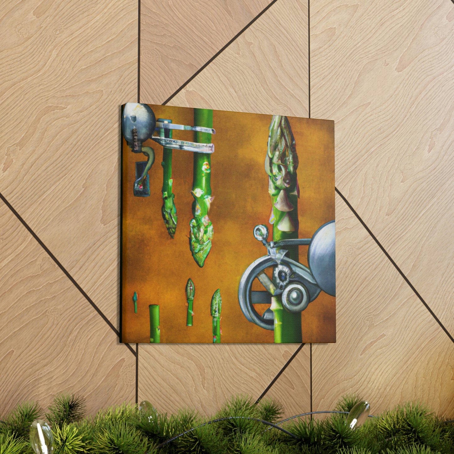 Asparagus in Steampunk - Canvas