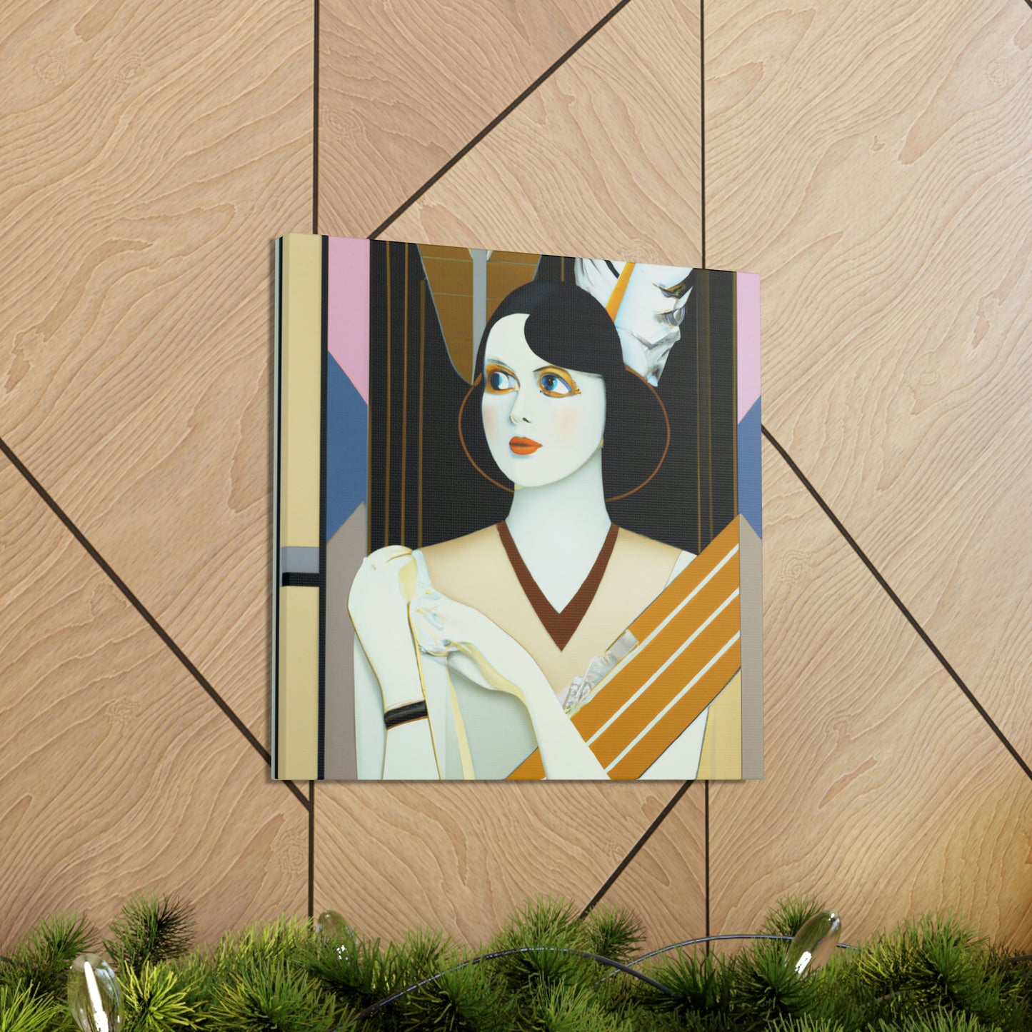 "Colonial Art Deco Dream" - Canvas