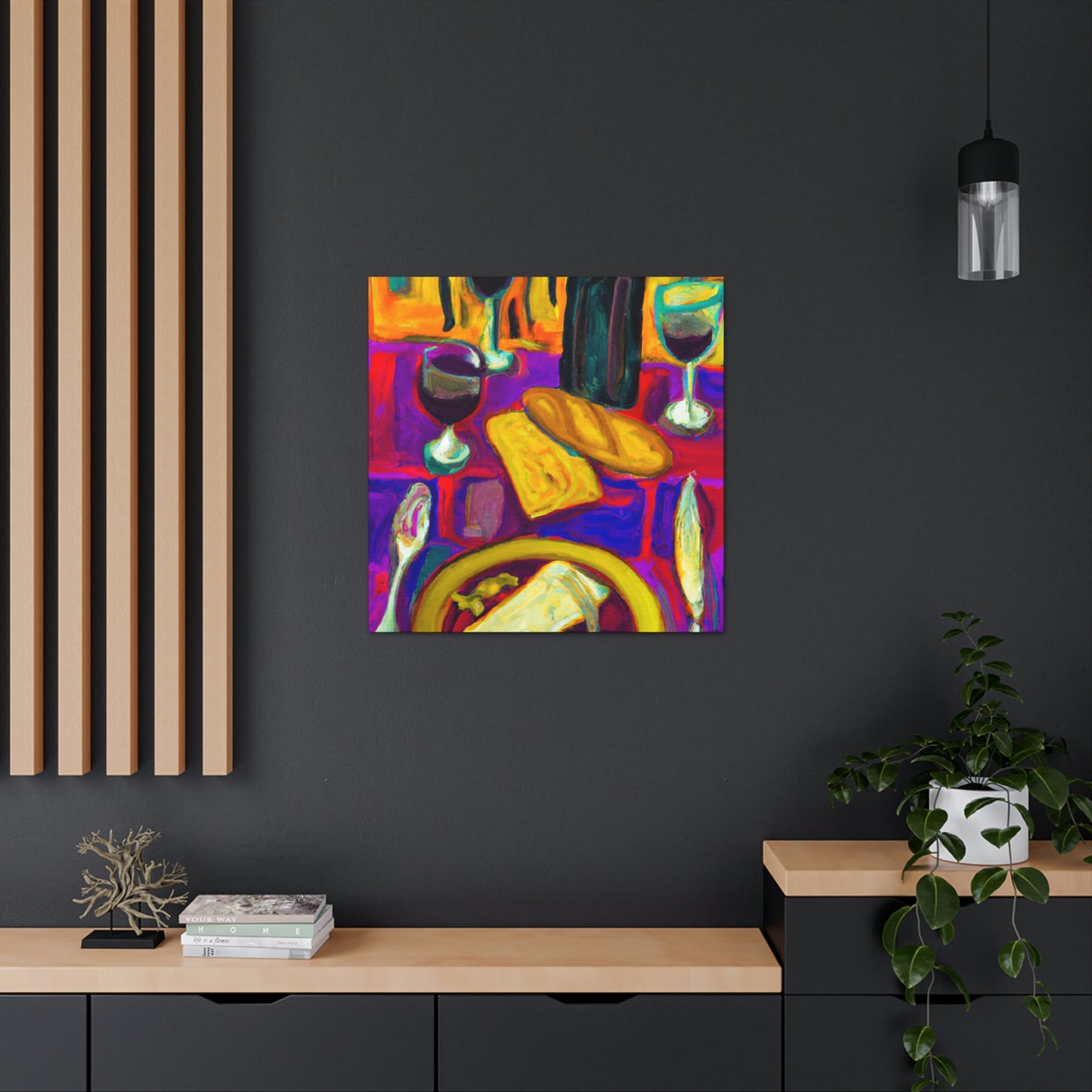 "Fauvism Dinner Delight" - Canvas