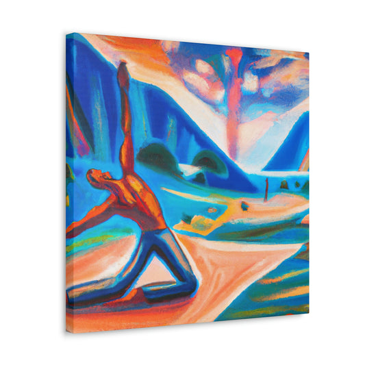 "Yoga at Sunrise" - Canvas