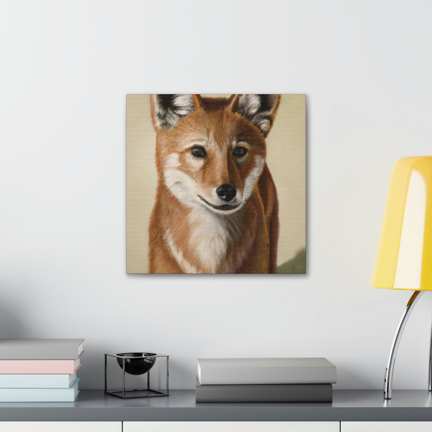 Dhole in Hyperrealism - Canvas