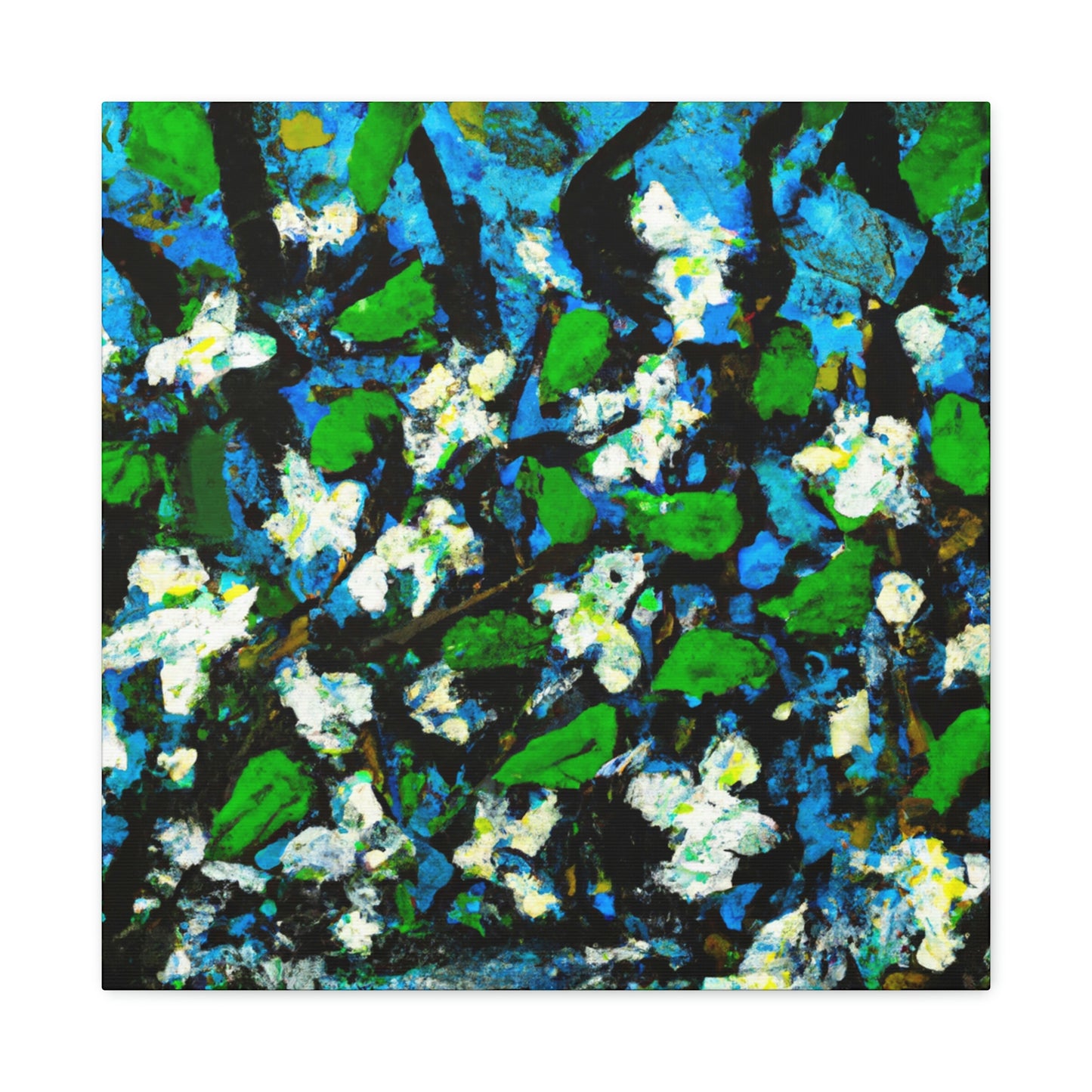 Jasmine's Colorful Frenzy - Canvas