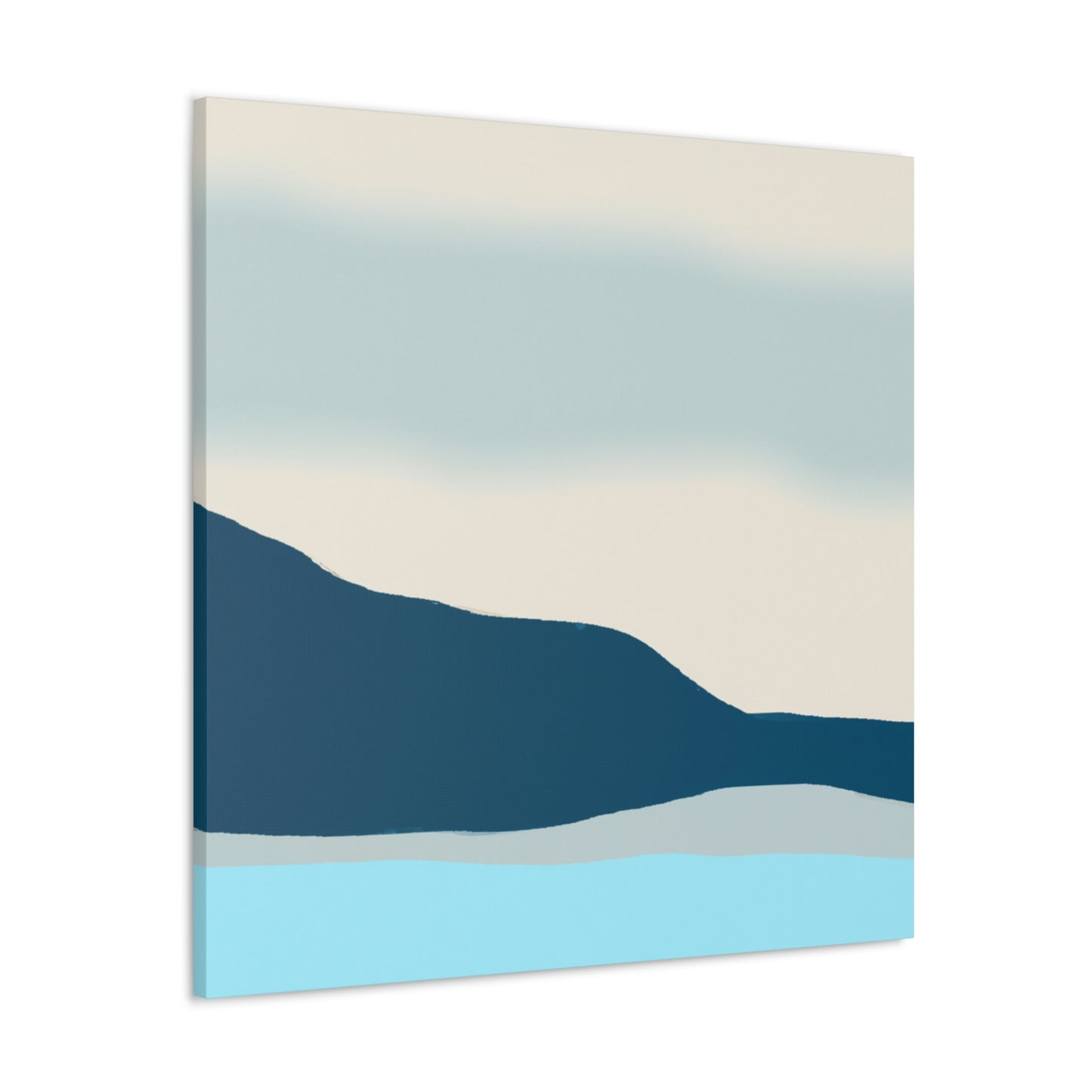 "Coastal Minimalism Abides" - Canvas