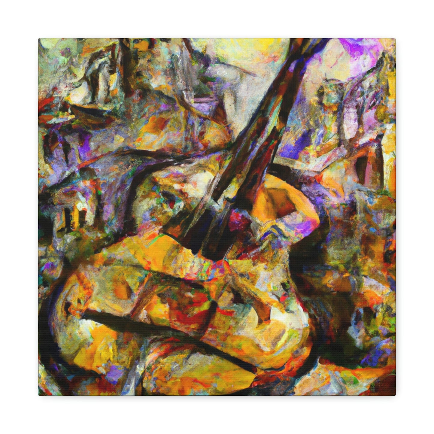 "Mandolin Melodies Music" - Canvas