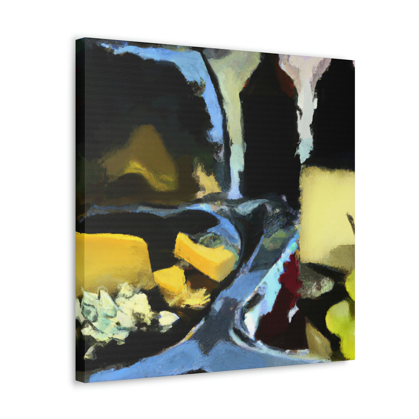 Cheese and Grapes Ablaze - Canvas