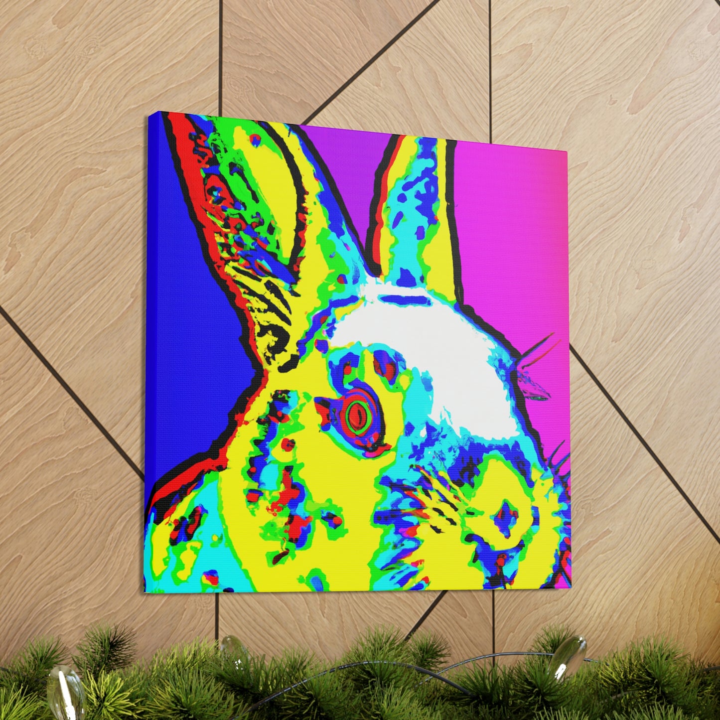 Rabbit in Pop Art - Canvas