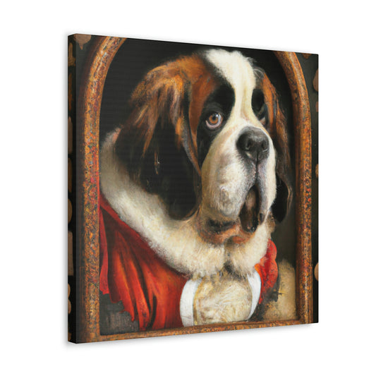 The Saint Bernard Blessing - Canvas