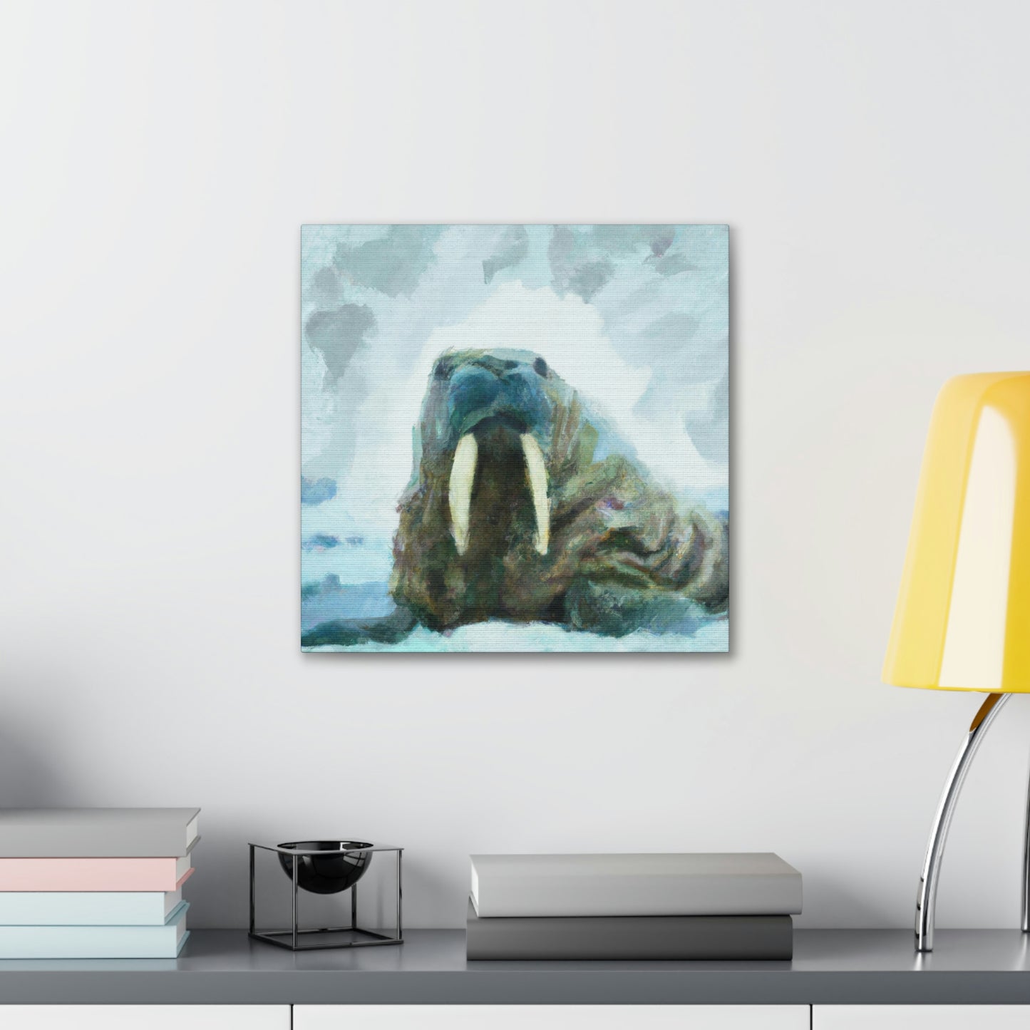 "Walrus in Expressionism" - Canvas