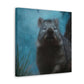 "Wombat in Technicolor" - Canvas