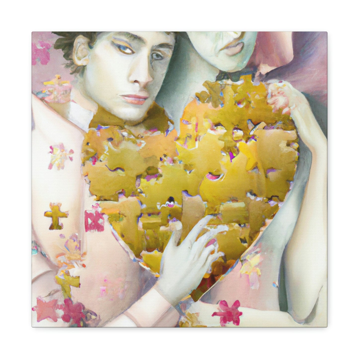 Love's Puzzling Dance - Canvas