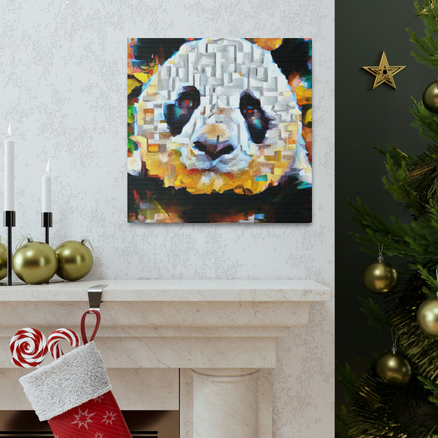 Giant Panda Wonderland - Canvas