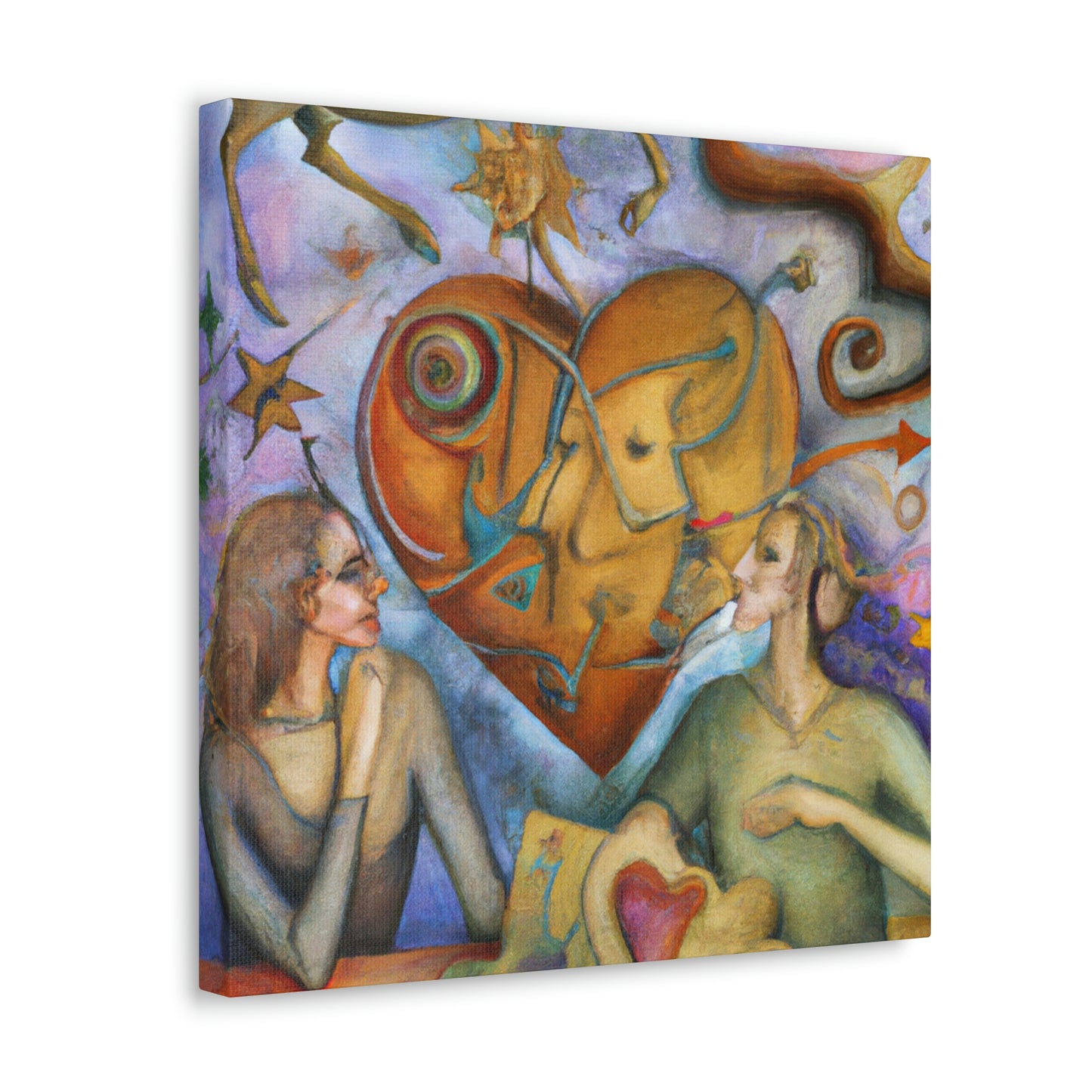 Love's Starry Night - Canvas