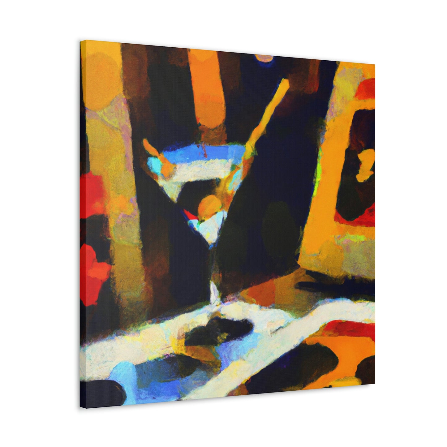 Martini Moment Illuminated - Canvas