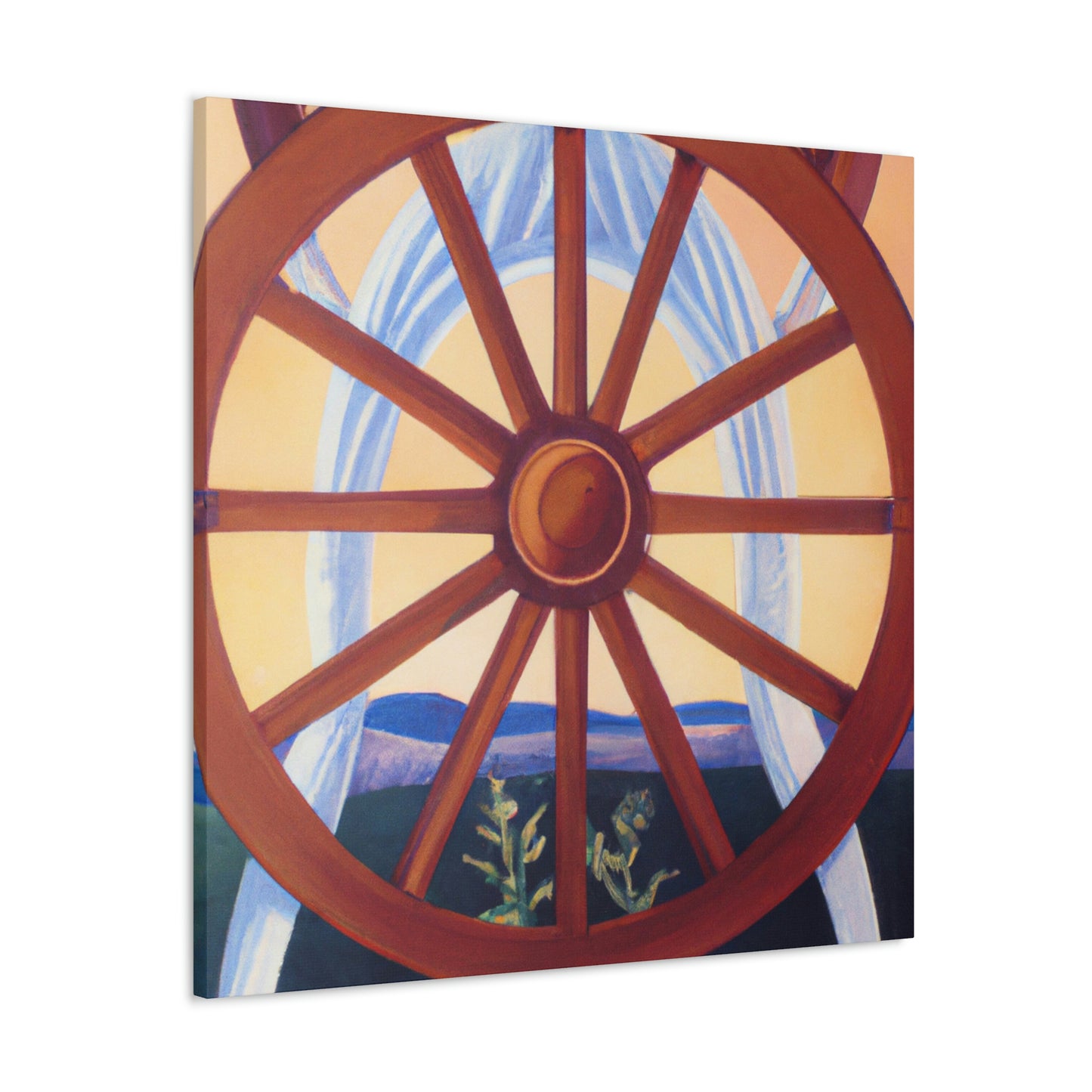 "Wheel of Timelessness" - Canvas