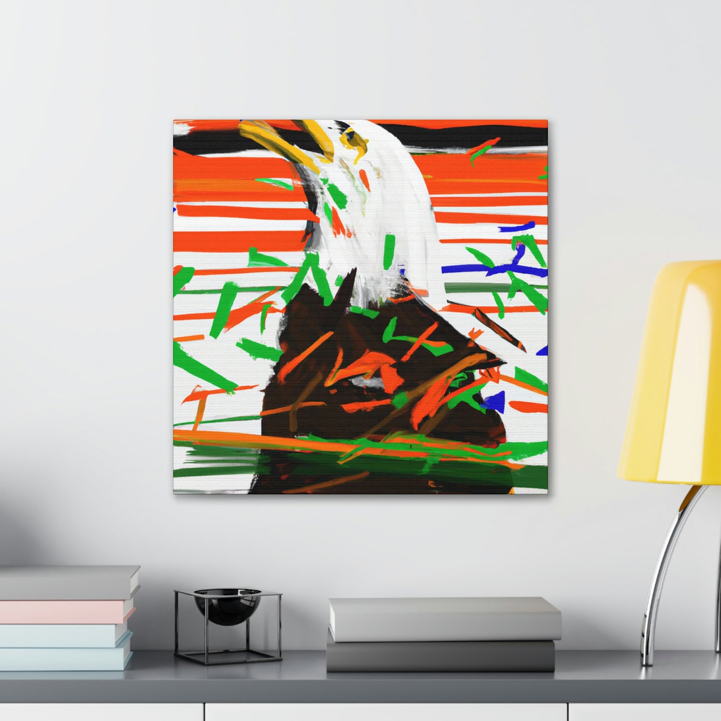 "Murmurations of Eagles" - Canvas