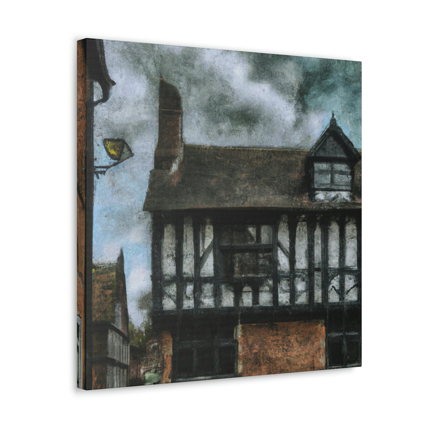 "Tudor Elegance Reborn" - Canvas