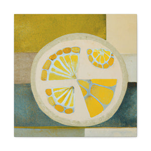 Lemons in Art Deco - Canvas