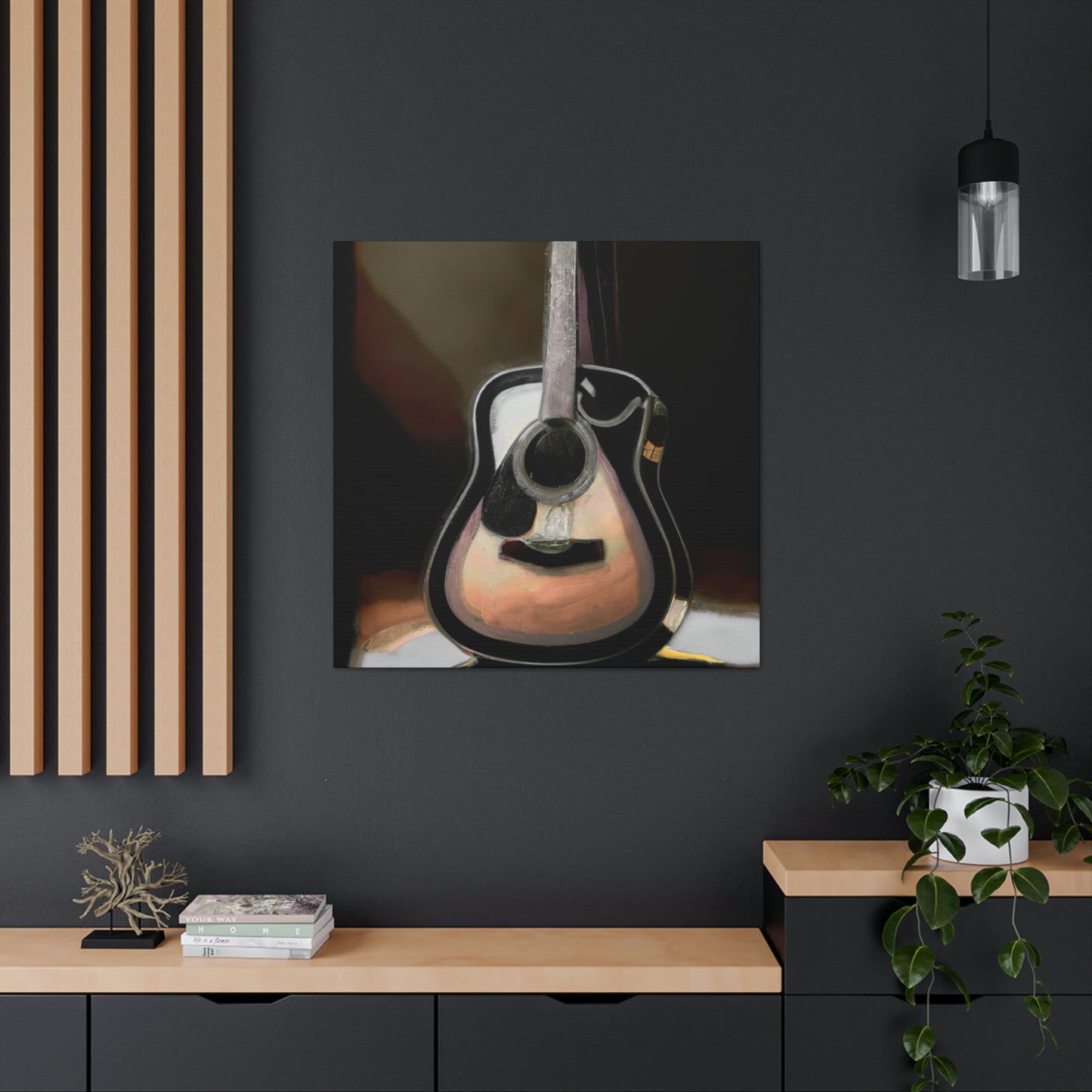 "Acoustic Masterpiece Strummed" - Canvas