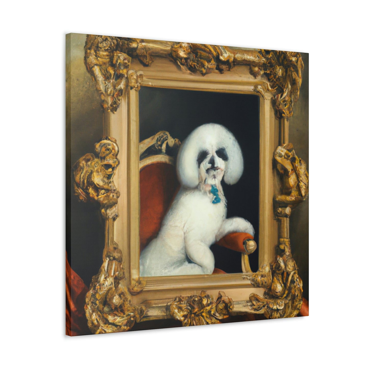 "Bichon Frise Adored" - Canvas