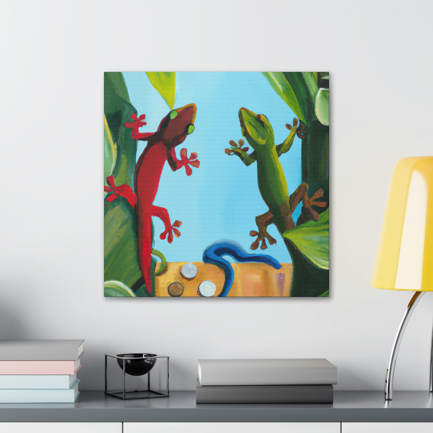 "Geckos on Canvas" - Canvas