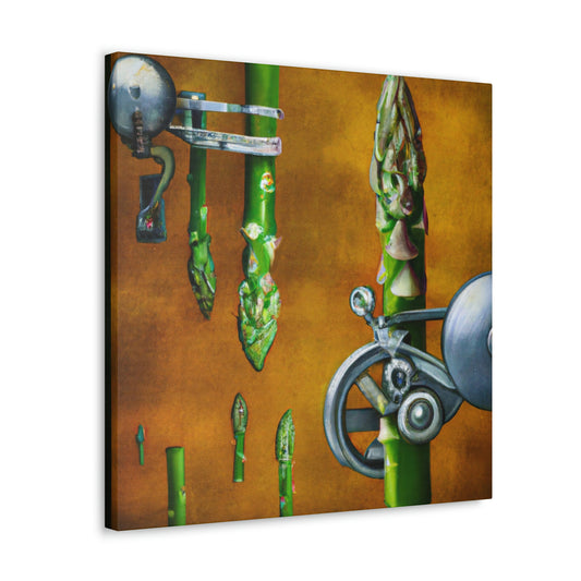 Asparagus in Steampunk - Canvas